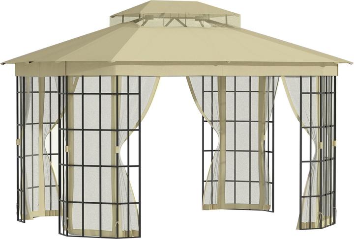 Produktbild Outsunny Pavillon mit Doppeldach (365 cm, 300 cm)