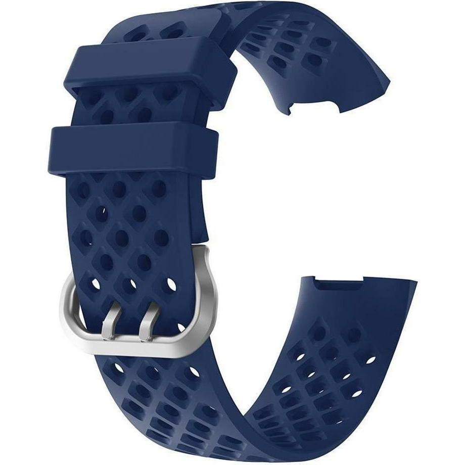 Thumbnail - Strap-it Armband (Silikon, Charge 4), Uhrenarmband, Blau