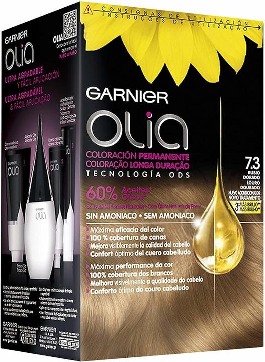Produktbild Garnier OLIA coloración permanente #7,3-golden dark blonde 4 pz (#7,3-golden dark blonde)