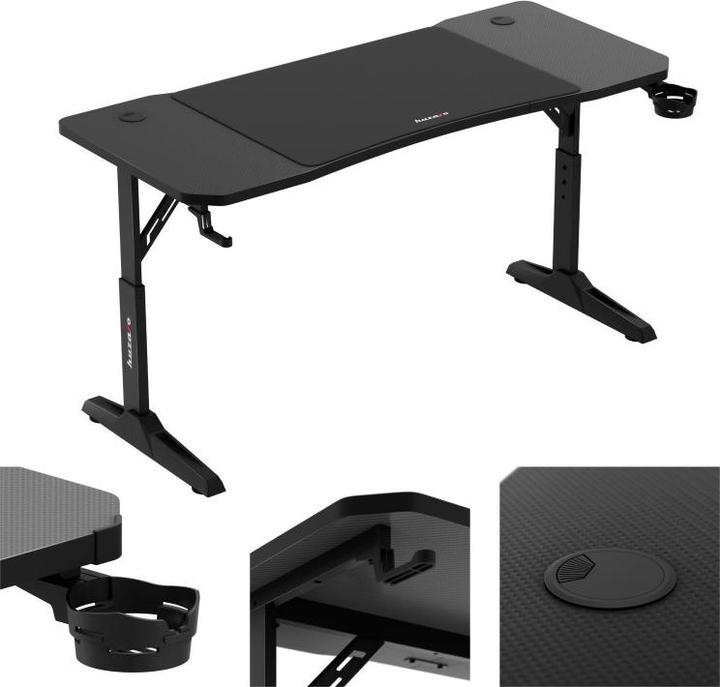 Image du produit Huzaro Biurko gamingowe Hero 3.6 Black