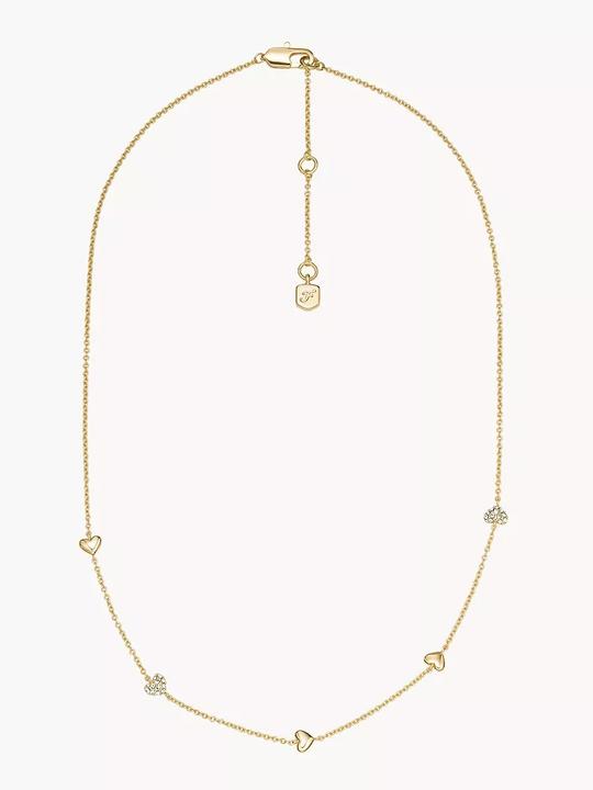 Image du produit Fossil JA7298710 Collier (Acier inoxydable, 45 cm)