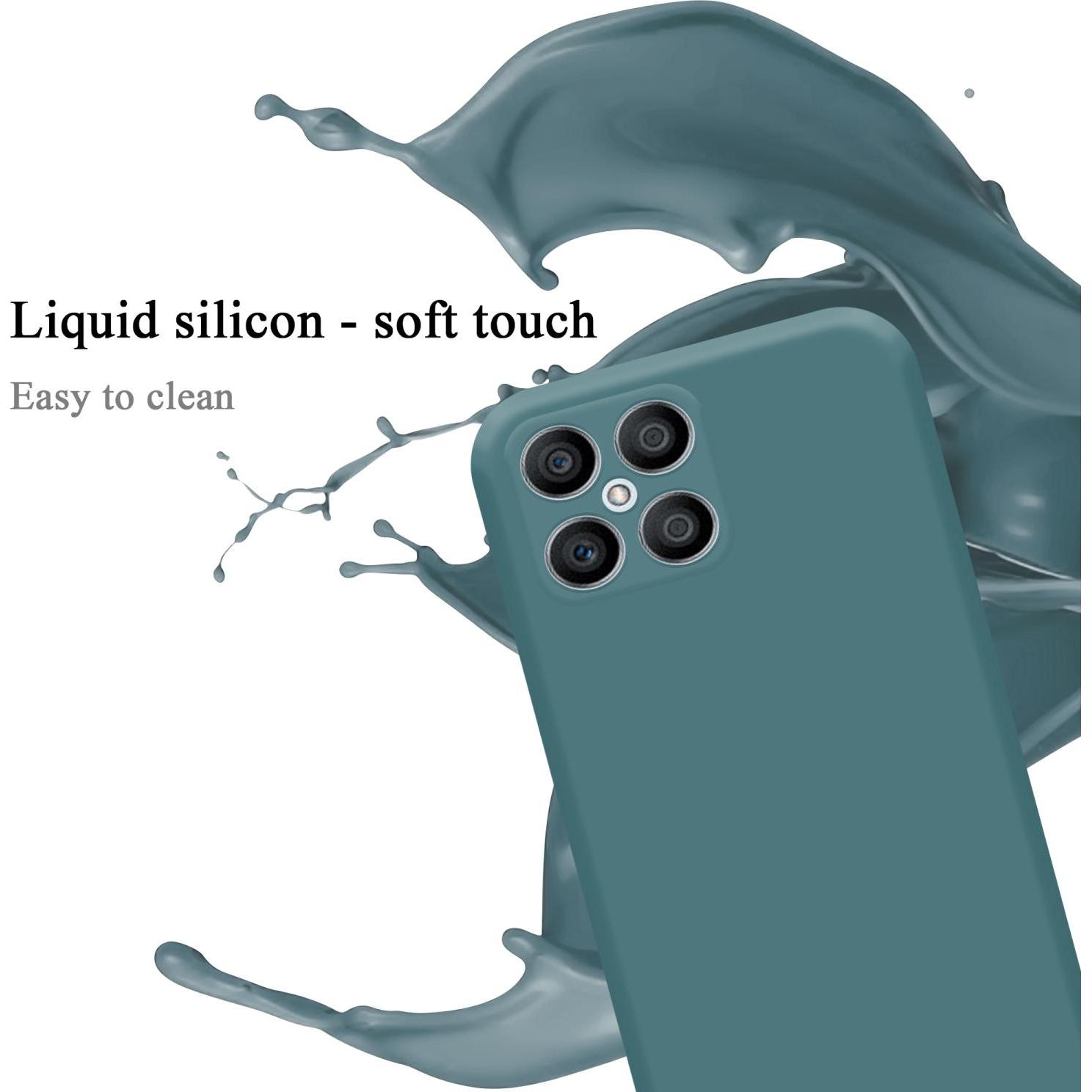Thumbnail - Cadorabo TPU Liquid Silicone Case Hülle für Honor X8 (Honor X8), Smartphone Hülle, Grün