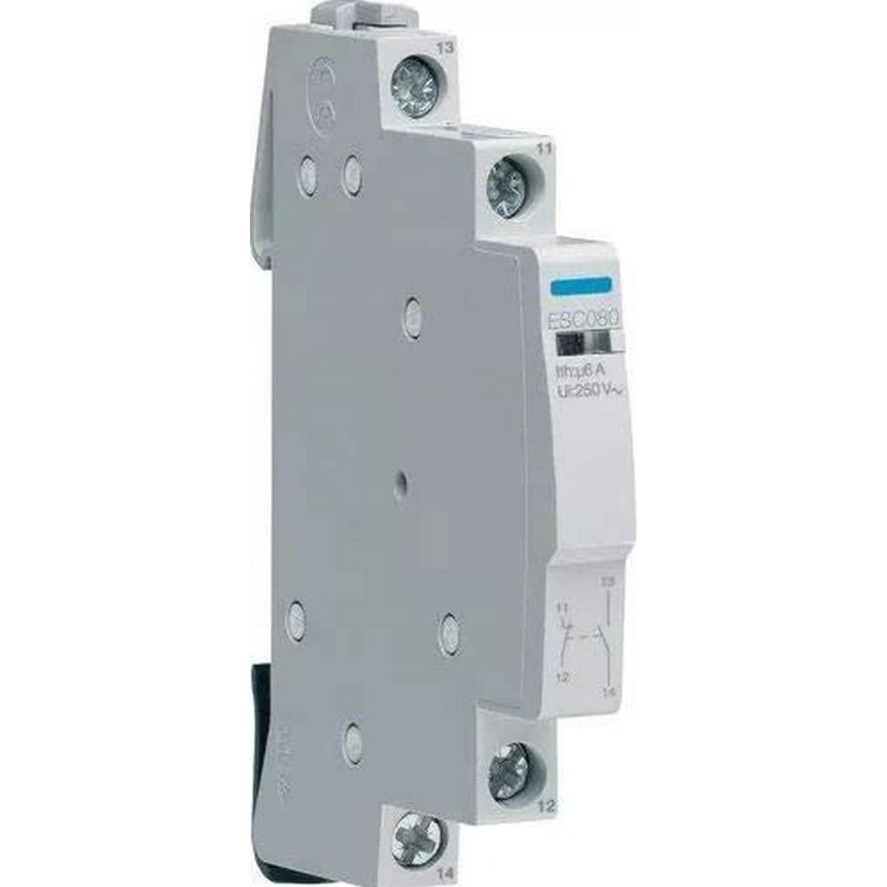 Hager Grigio Esc080 Relè Di Potenza 1, Relais
