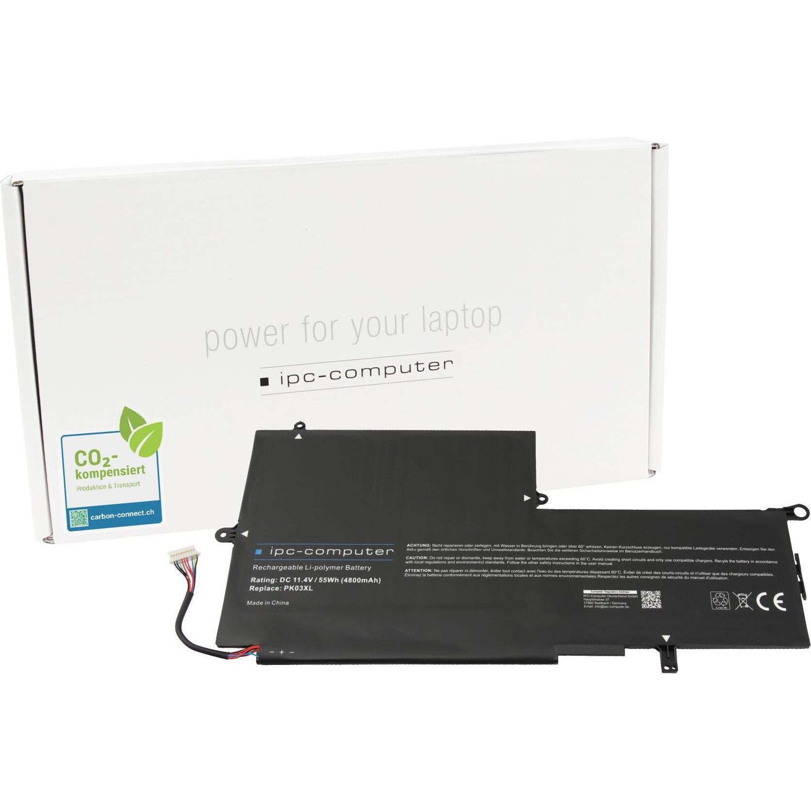 Thumbnail - IPC 6789116-005 (3 Zellen, 4800 mAh), Notebook Akku