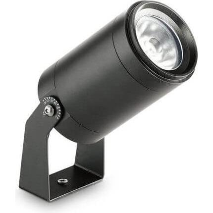 Ideal lux, Gartenbeleuchtung, STARLIGHT LED Bodenleuchte 5,5W Grau IP68 warmweiss 248394 (600 lm, IP68)