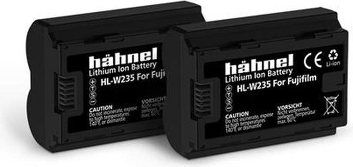 Actual product image Hähnel HL-W235, 2pcs camera battery replaces original battery NP-W235 7.2 V 2250 mAh (Camera battery)