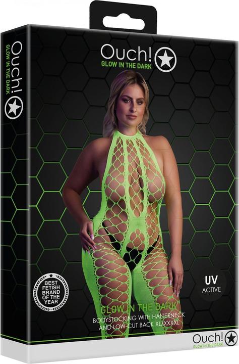 Produktbild Ouch! Bodystocking with Halterneck (One Size)