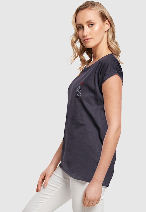 Produktbild Merchcode Ladies K Heart Extended Shoulder Tee - 113383 (XS)