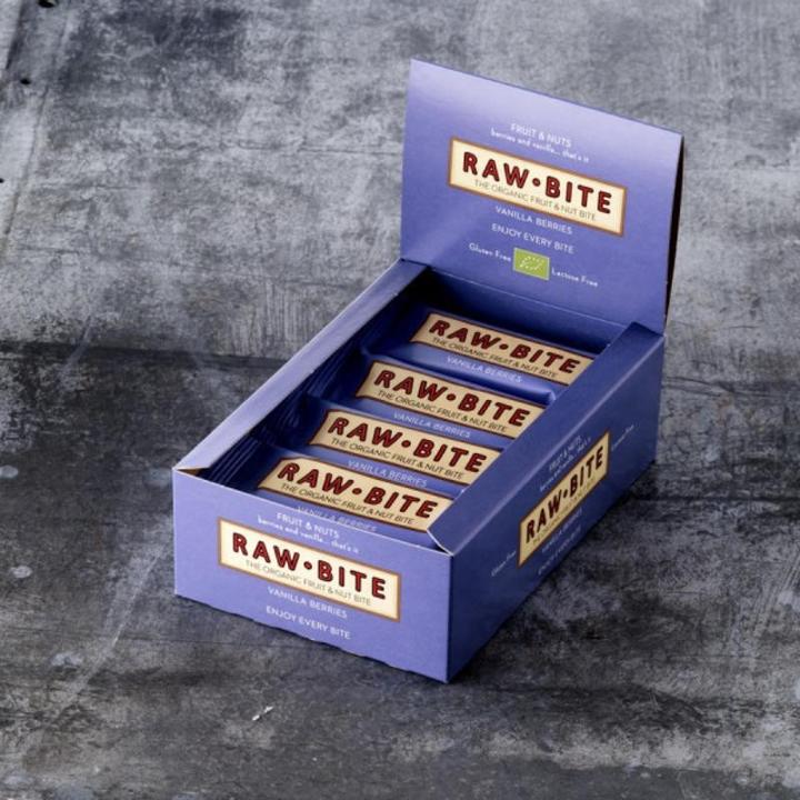 Produktbild Raw Bite Vanilla Berries Rohkost-Riegel Bio (1 Stk., 50 g)