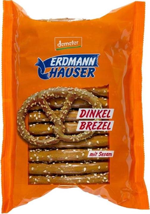 Image du produit ErdmannHauser Grosse Dinkel Brezel mit Sesam Bio (125 g)
