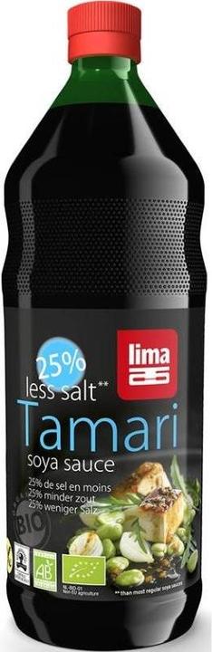 Actual product image Lima Tamari soya sauce 25% less salt organic