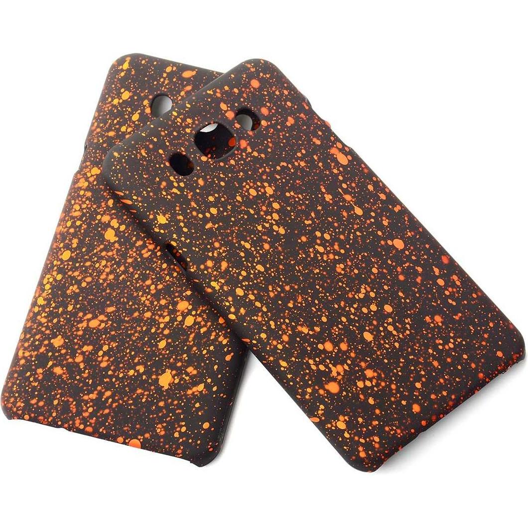 Thumbnail - König Design Handy Hülle Schutz Case Bumper Etuis für Samsung Galaxy J7 2016 3D Sterne Orange (Samsung Galaxy J7 (2016))...