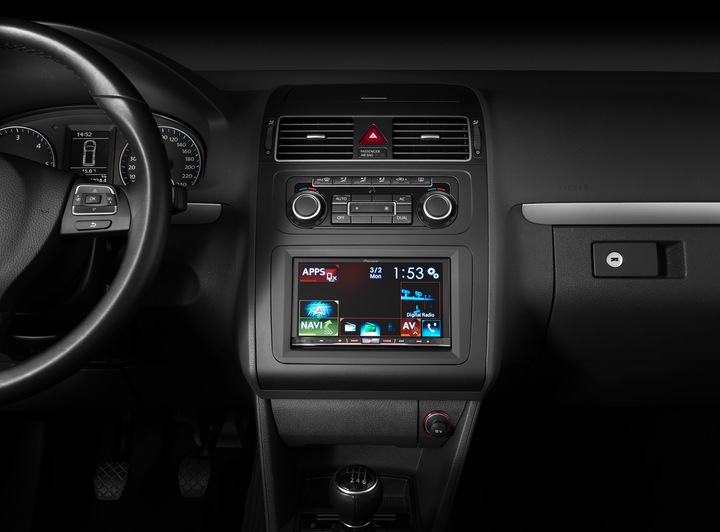 Actual product image Pioneer AVIC-F60DAB without DAB antenna (Apple Carplay)