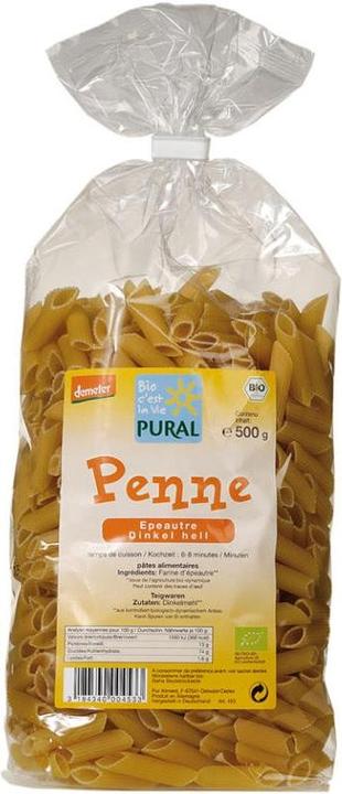Produktbild Pural Penne Dinkel Bio (500 g)