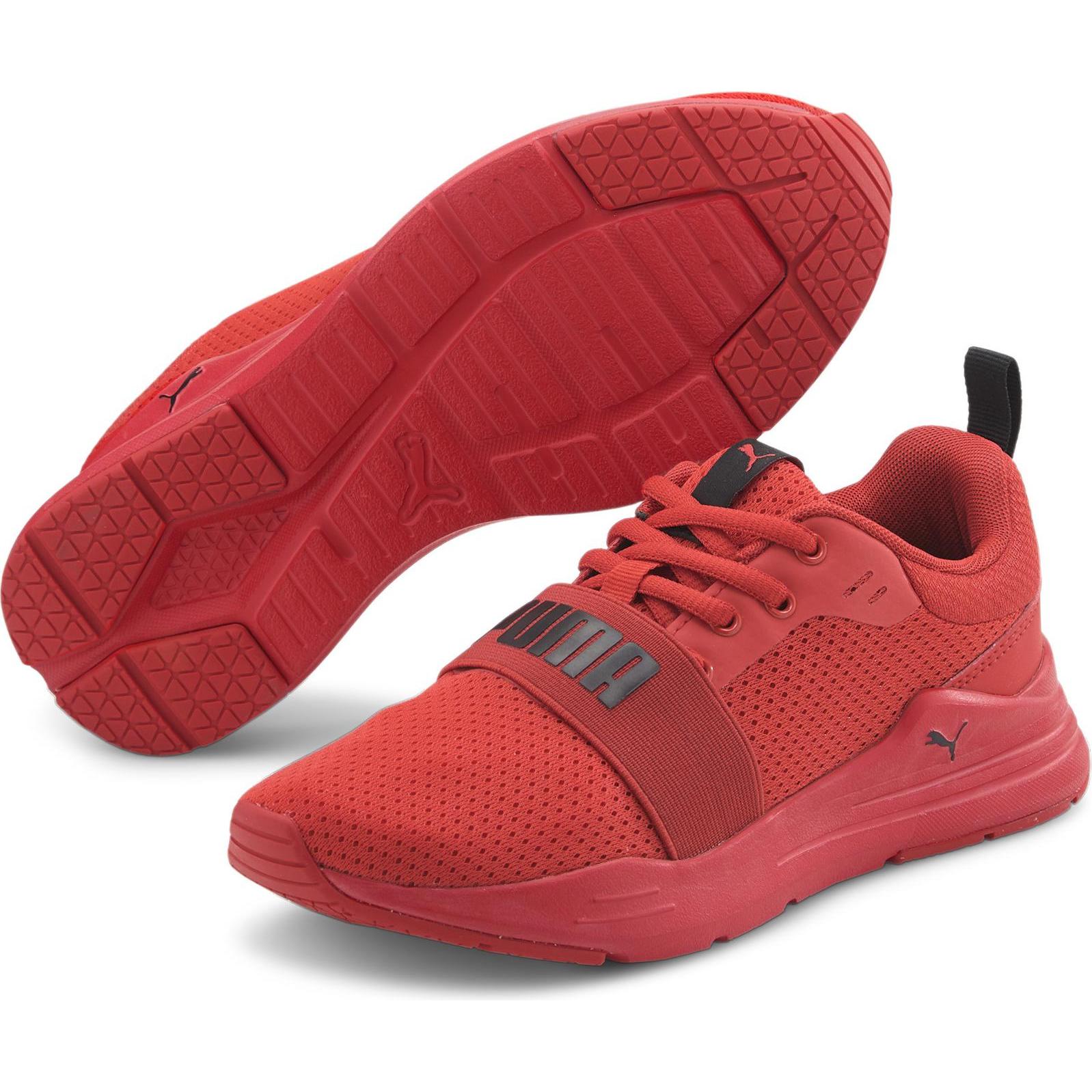 Puma, Unisex, Sneaker, Wired Run Jr, Rot, (39)