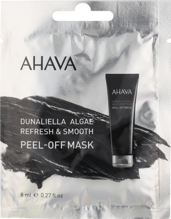 Actual product image Ahava Dunaliella Algae Peel Off Mask - Helps Against Blackheads And Clogged Pores - Reduces Fatigue (8 ml)