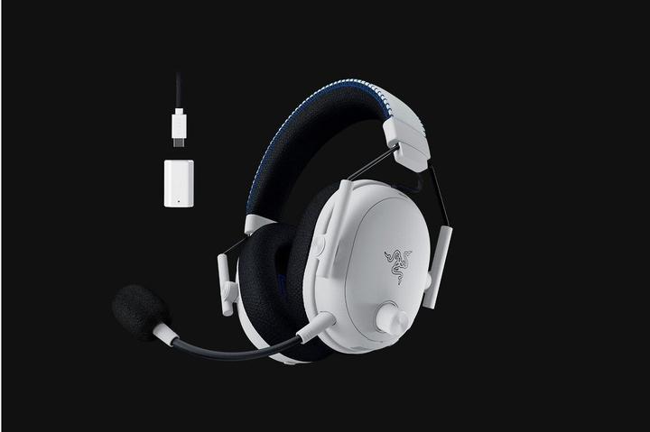 Produktbild Razer BlackShark V3 Pro for PlayStation - White (Kabelgebunden, Kabellos)