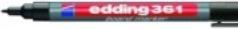 Produktbild Edding 361 (Schwarz, 1 mm, 1 x)