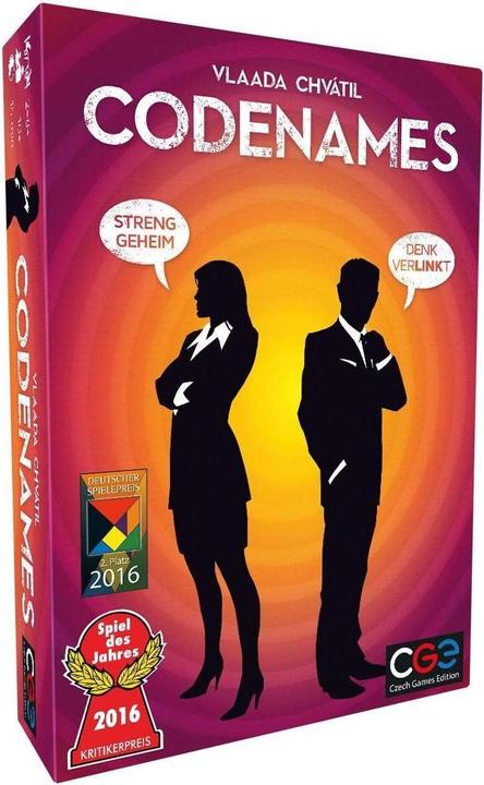 Actual product image Czech games edition Code names (German)