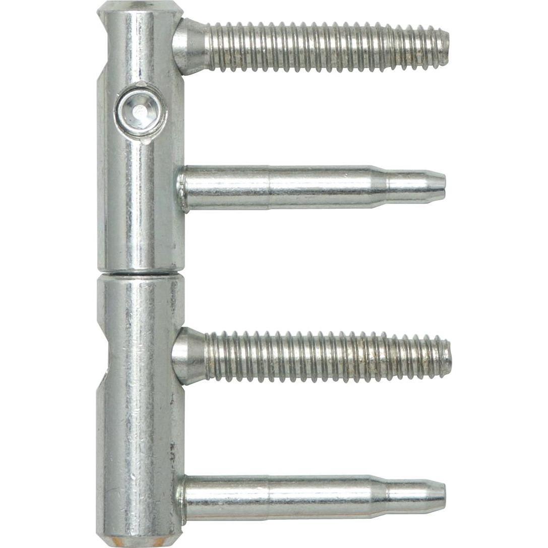 SFS, Türbeschlag + Scharnier, Türband ANUBA 3-DIM 2-tlg. Bolzen 45 mm, Bandhöhe 92mm, ø 15mm, verzinkt silber