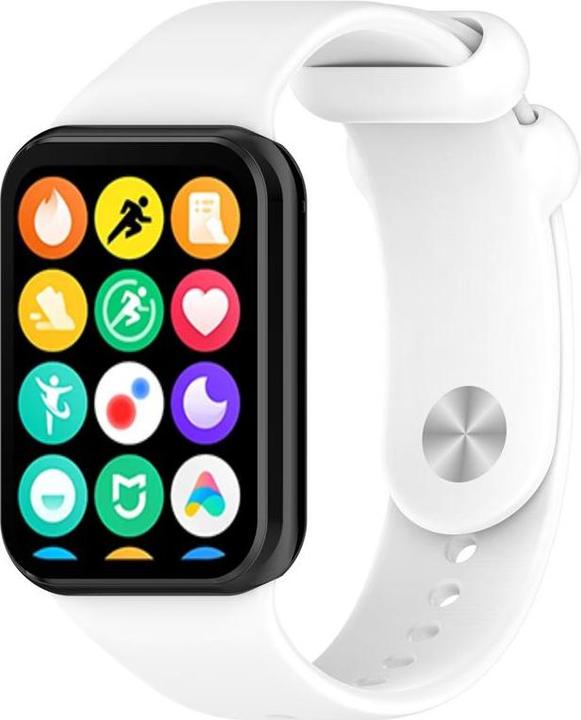 Actual product image OEM Mi Band 8 Pro / M8 Pro Silikonarmband (12), WEISS (Silicone)