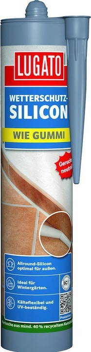 Actual product image Lugato Like rubber Weather protection Silicone (Transparent, 310 ml)