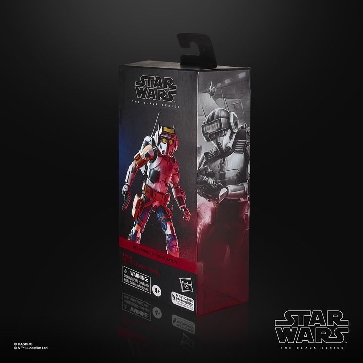 Produktbild Hasbro Star Wars: The Bad Batch Black Series figurine Tech (Mercenary Gear) 15 cm
