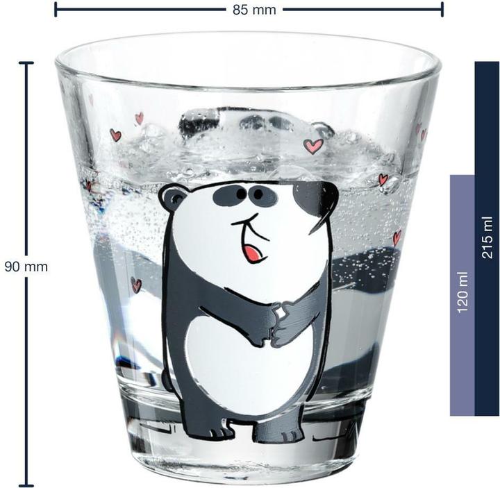 Image du produit Leonardo Gobelet Bambini Panda 120 ml, 6 pièces
