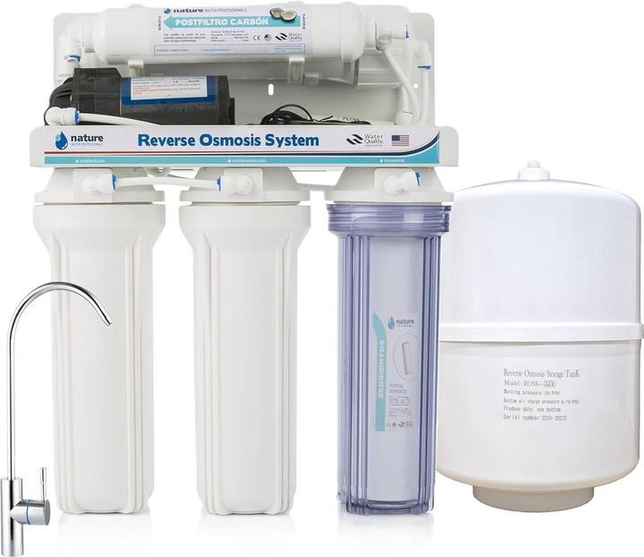 Immagine prodotto Nature Impianto osmosi inversa 5 stadi con pompa e filtri (5x)