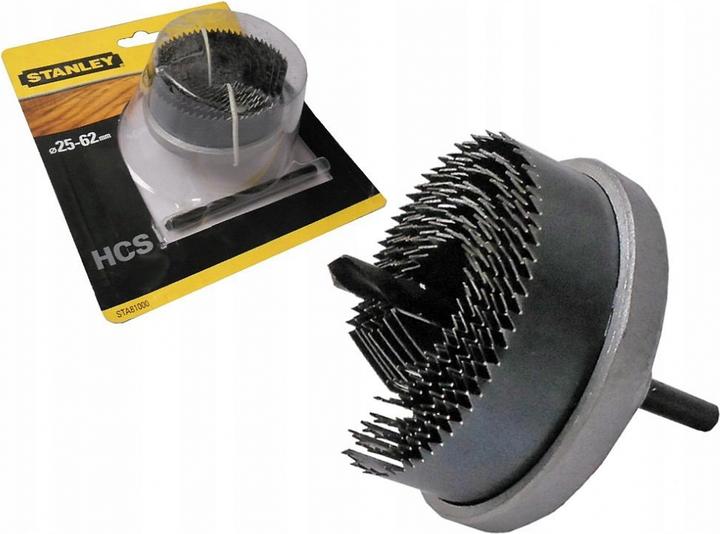 Stanley 7 brocas de campana de acero al carbono para madera