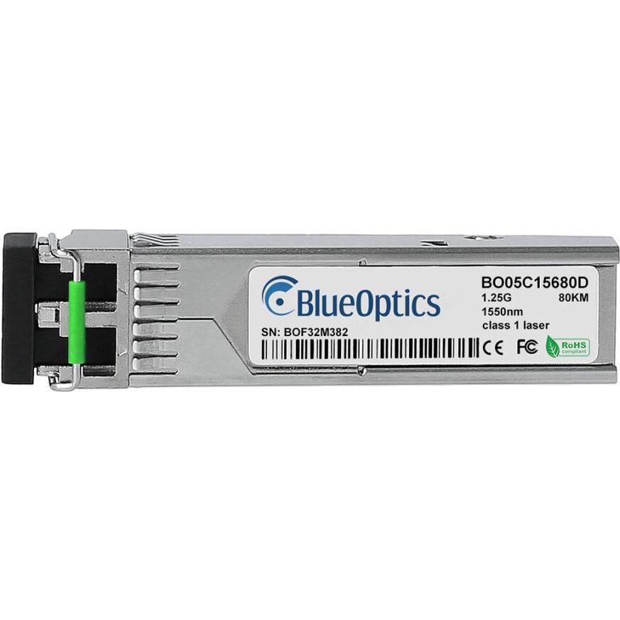BlueOptics Kompatibler Redlion Sixnet GSFIBER-SFP-80K BO05C15680D SFP Transceiver, LC-Duplex, 1000BASE-ZX, Sin, Transcei...