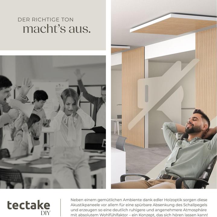 Image du produit tectake Akustikpaneele Sonic Wall (1.44 m², 60 x 120 cm)
