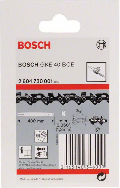 Actual product image Bosch Professional Zubehör Chain for Bosch chain saw, 400 mm (Chainsaw, Saw chain)