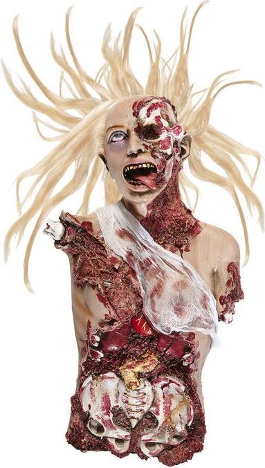 Produktbild Widmann Zombie-Frau Büste mit Haaren (1 Stk.)