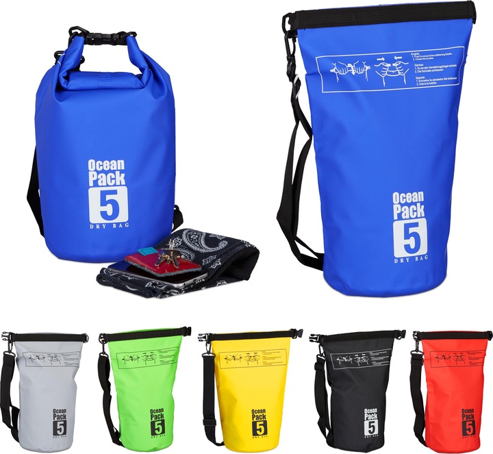 Immagine prodotto Relaxdays Zaino impermeabile ocean pack 5L (5 l)