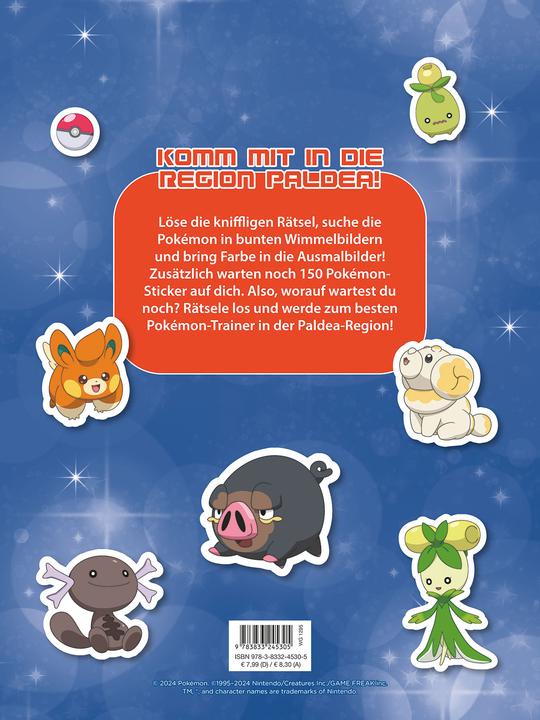 Produktbild Panini Pokémon: Willkommen in Paldea!: Suchen - Rätseln - Stickern - Malen
