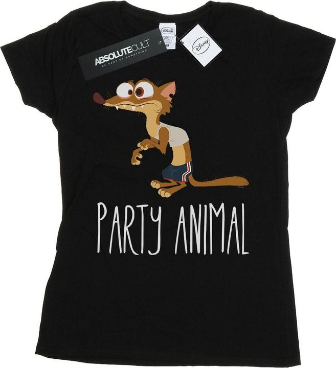 Actual product image Disney Womens/Ladies Zootropolis Party Animal Cotton T-Shirt (S)