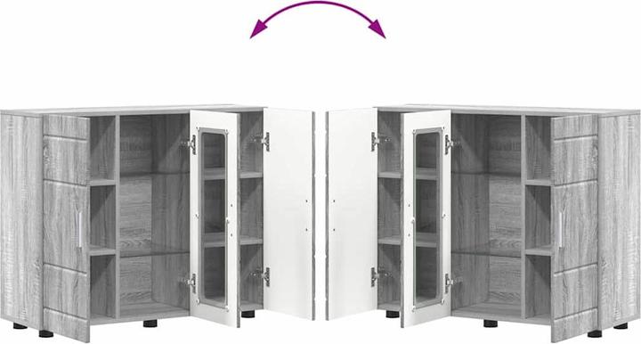 Produktbild vidaXL Holzschrank (30.50 x 30.50 x 73 cm)