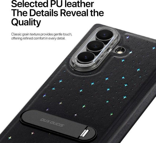 Actual product image Dux Ducis Stex Hülle für Samsung Galaxy Z Fold 7 mit 360°-Ständer – Schwarz (Samsung Galaxy Z Fold7)
