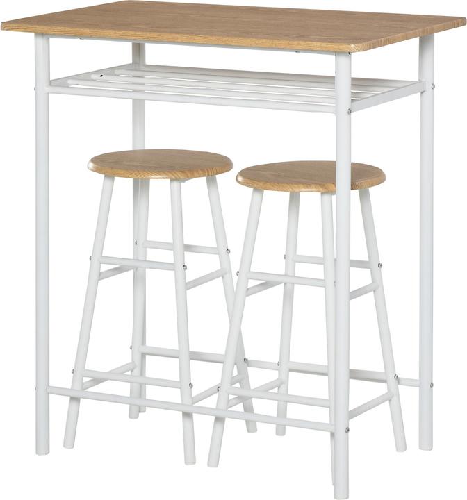 Homcom Ensemble de tables de bar (80 x 50 x 90 cm)