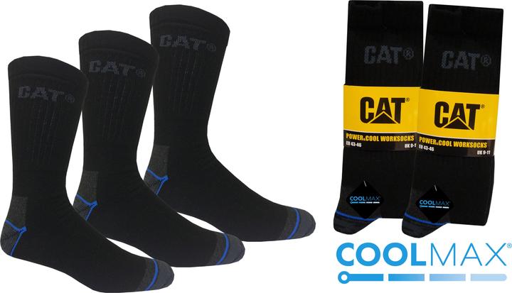 Actual product image Cat Work socks Power+Cool 3-pack (pack of 3, 39 - 42)