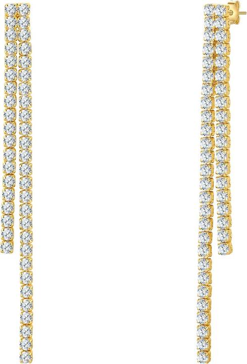 Immagine prodotto Glanzstücke München Donna argento con zirconi in oro giallo - 34426 (Argento)