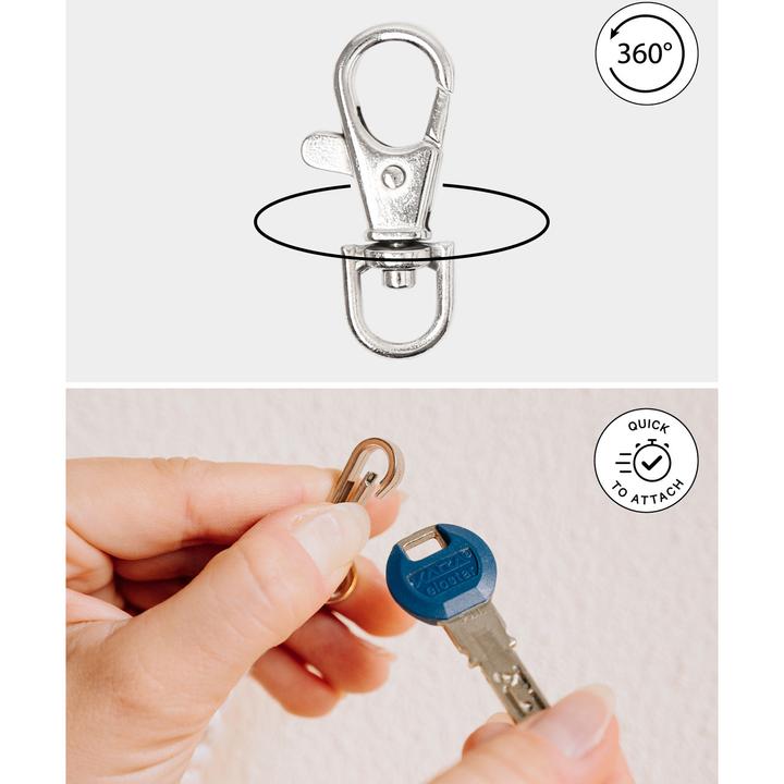 Actual product image Lalana Pendant with carabiner 50 x 45 mm, 2 pieces