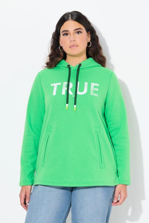 Produktbild Ulla Popken Hoodie, True, Kapuze, Kordel, Taschen, Langarm (42, 44)