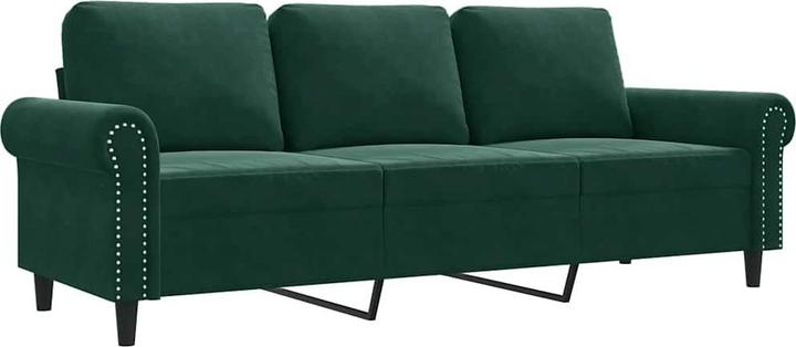 Produktbild vidaXL 3-Sitzer-Sofa 180 cm Samt (3-Sitzer)
