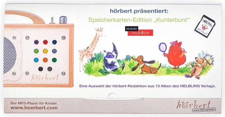Produktbild Hörbert 4GB SDHC Speicherkarten Kunterbunt (Helbling) (4 GB, SDHC)