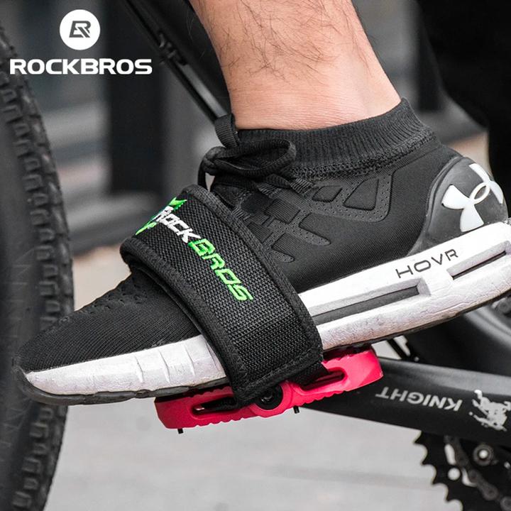Produktbild Rockbros GZT1001 bicycle pedal straps - black