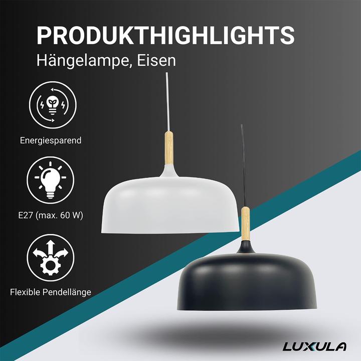 Produktbild Luxula LED-Hängeleuchte LX700173 (E27)