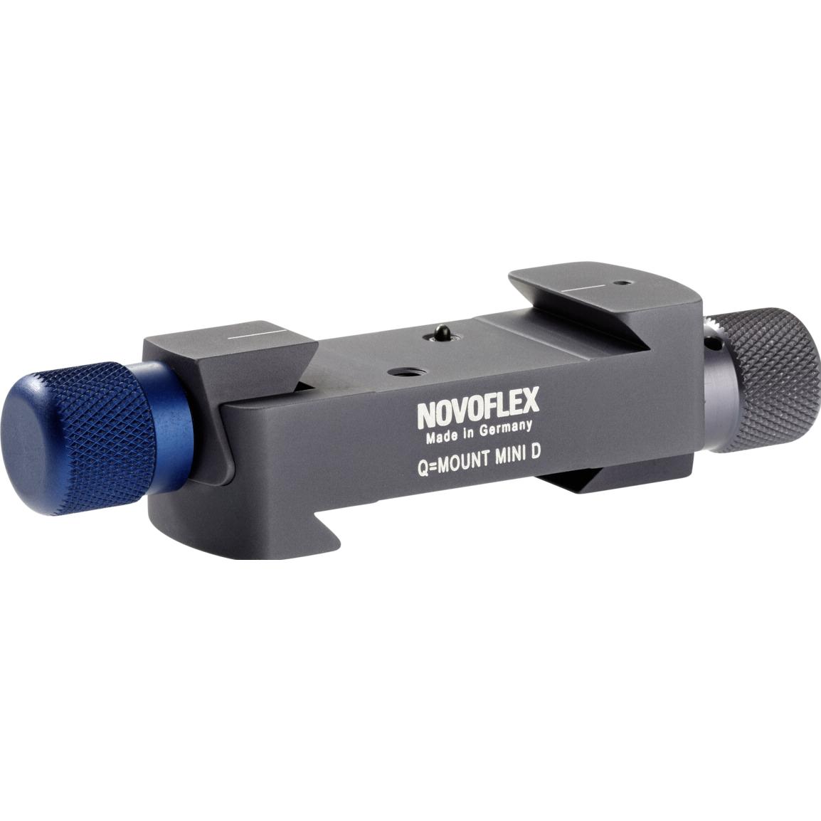 Novoflex Q=Montaggio attacco rapido Mini D (Piastra a sgancio rapido per treppiede), Accessori per treppiedi, Grigio, Argento