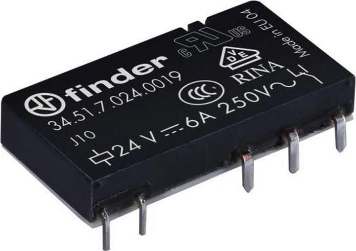 Immagine prodotto Finder PCB relay,SPDT,flat pack,6A,12Vdc coil
